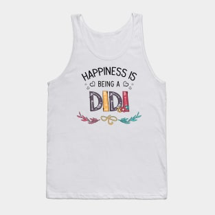 Happiness Is Being A Didi Wildflowers Valentines Mothers Day Tank Top